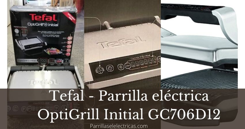 Tefal - Parrilla eléctrica OptiGrill Initial GC706D12